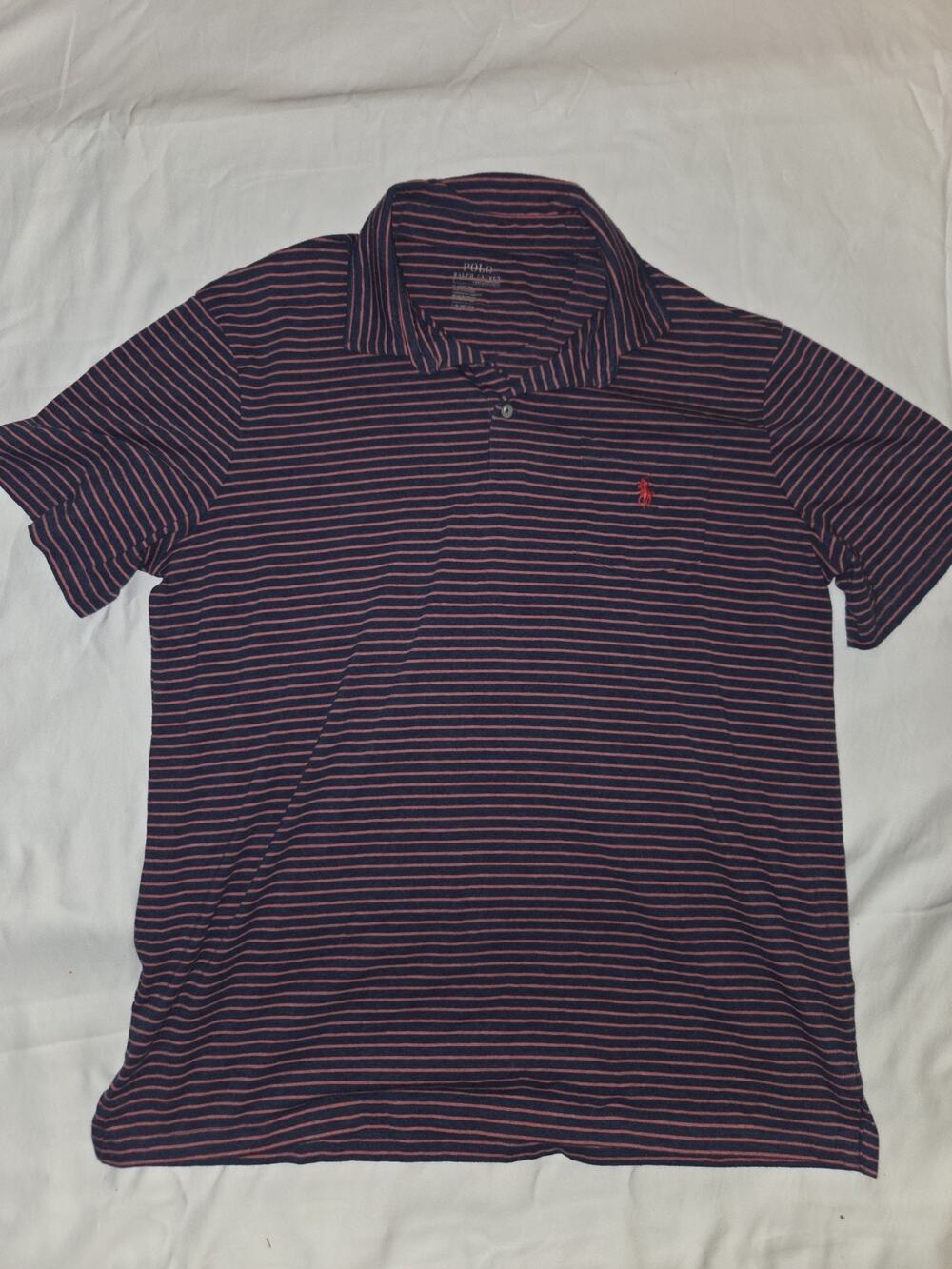 Polo Ralph Lauren Men's Short Sleeve Striped Shirt Lg